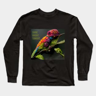 Colorful chameleon - amazing inspirational motivational artwork for nature lover Long Sleeve T-Shirt